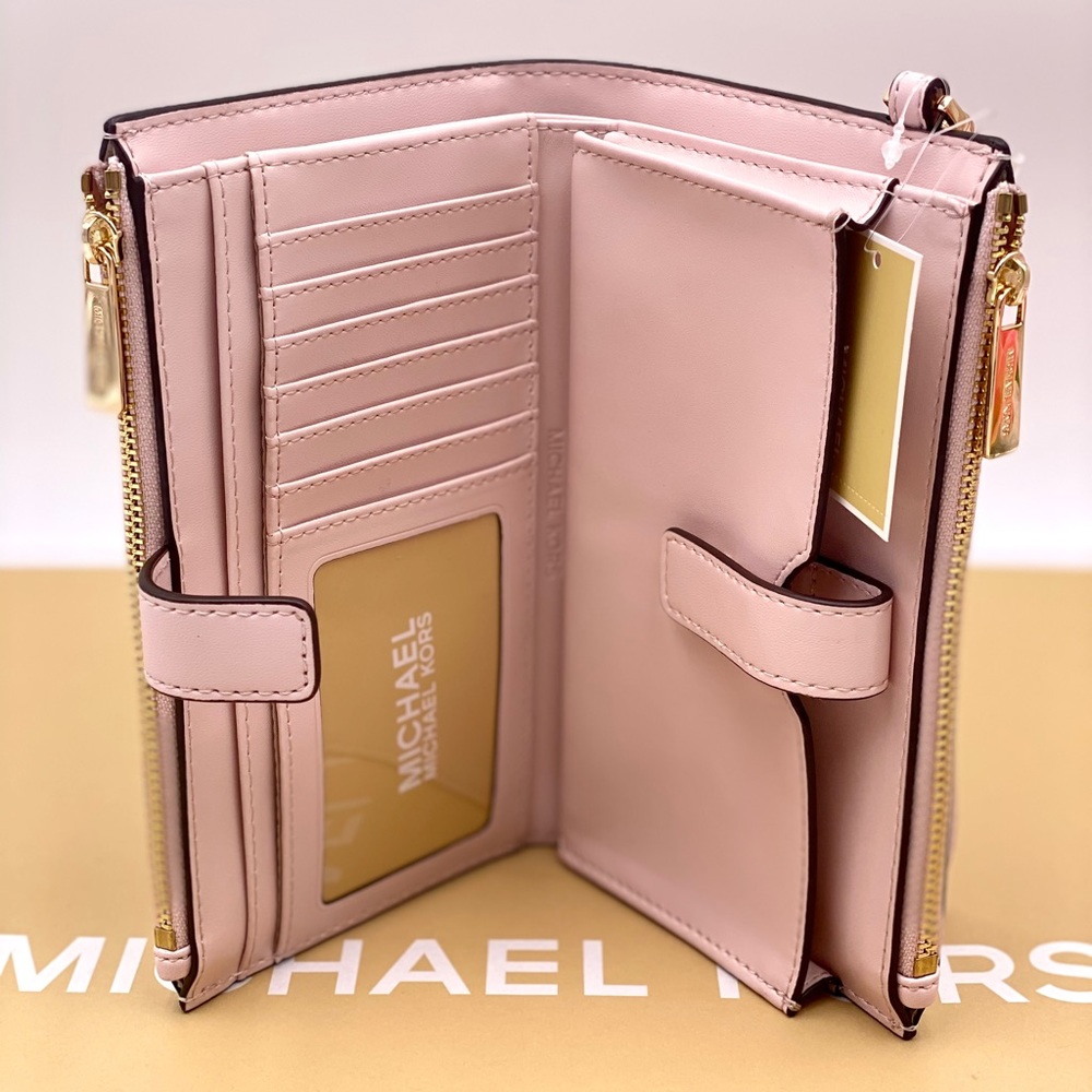 Michael Kors Double Zip Wallet Wristlet - Picture 7 of 11